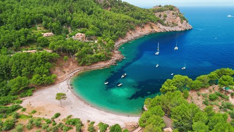 Mallorca Coastline Aerial View