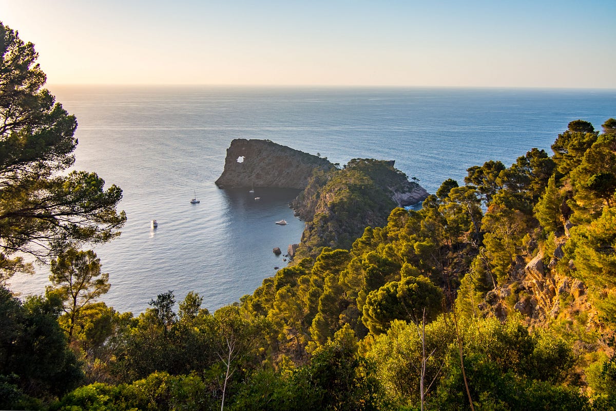 Sunset at Sa Foradada